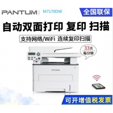 奔图（PANTUM） M7170DW无线自动双面激光打印机复印网络多功能一体机手机WiFi远程办公 官方标配:原装新机+原装随机硒鼓/粉盒